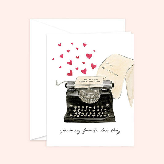 You're my favorite love story anniversary card