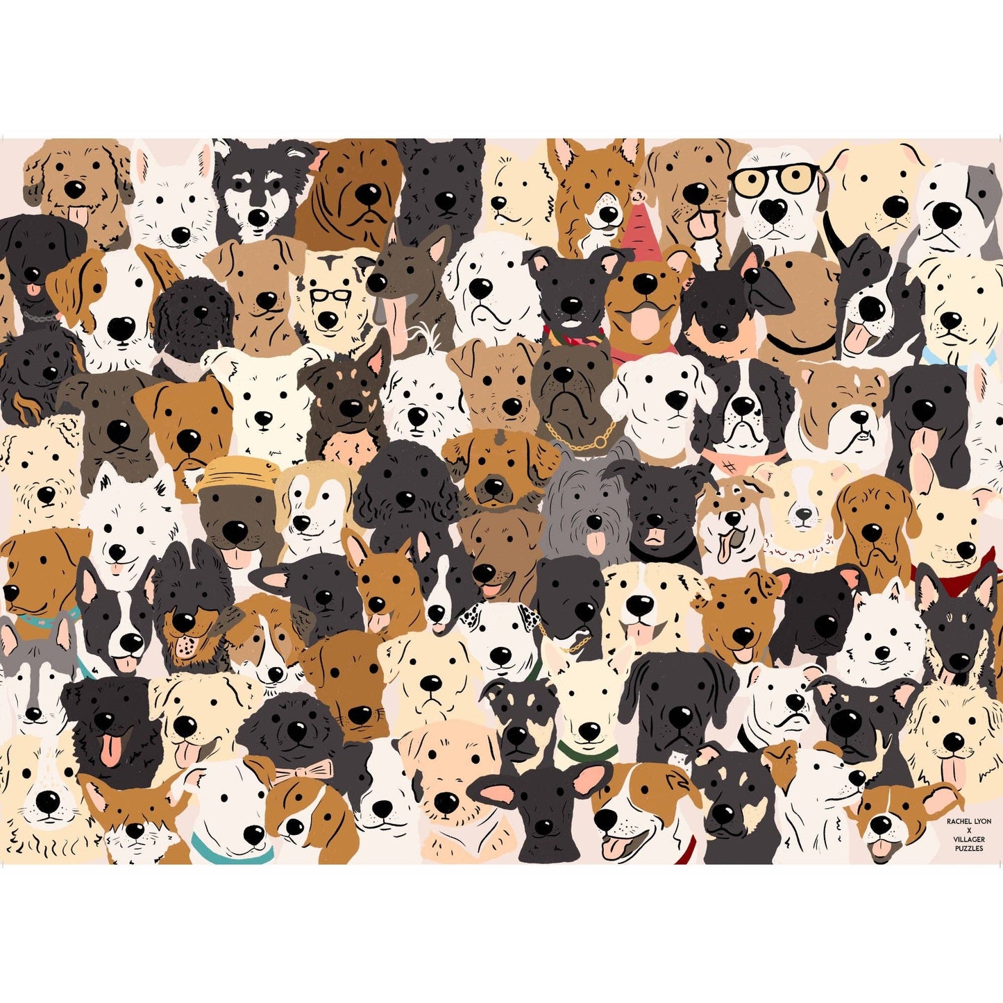 Rescue dogs | 1000-piece puzzle | designed in Canada