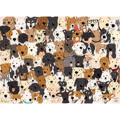 Rescue dogs | 1000-piece puzzle | designed in Canada