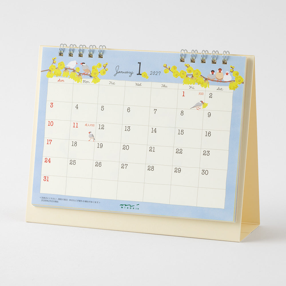 Calendar ring bird 2027 (coming soon)