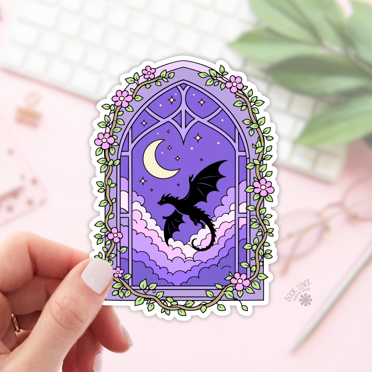 Dragon window sticker