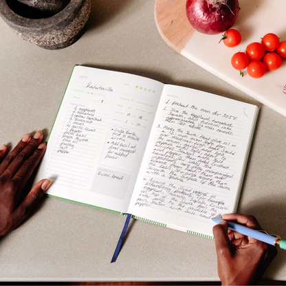 Guided recipe journal, A5 hardcover - the vineyard (coming soon)