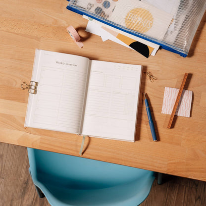 Daily planner, undated, A5 hardcover - time to bloom (coming soon)
