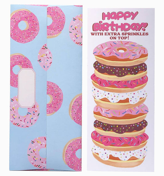 Extra sprinkles happy birthday card