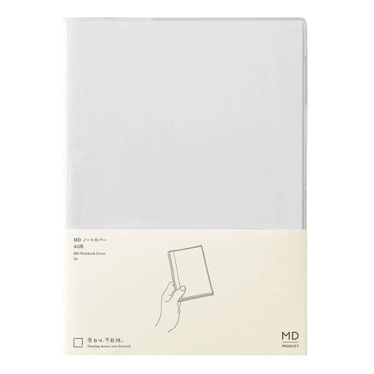 MD notebook cover A5 clear