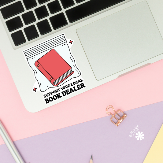 Support your local book dealer sticker
