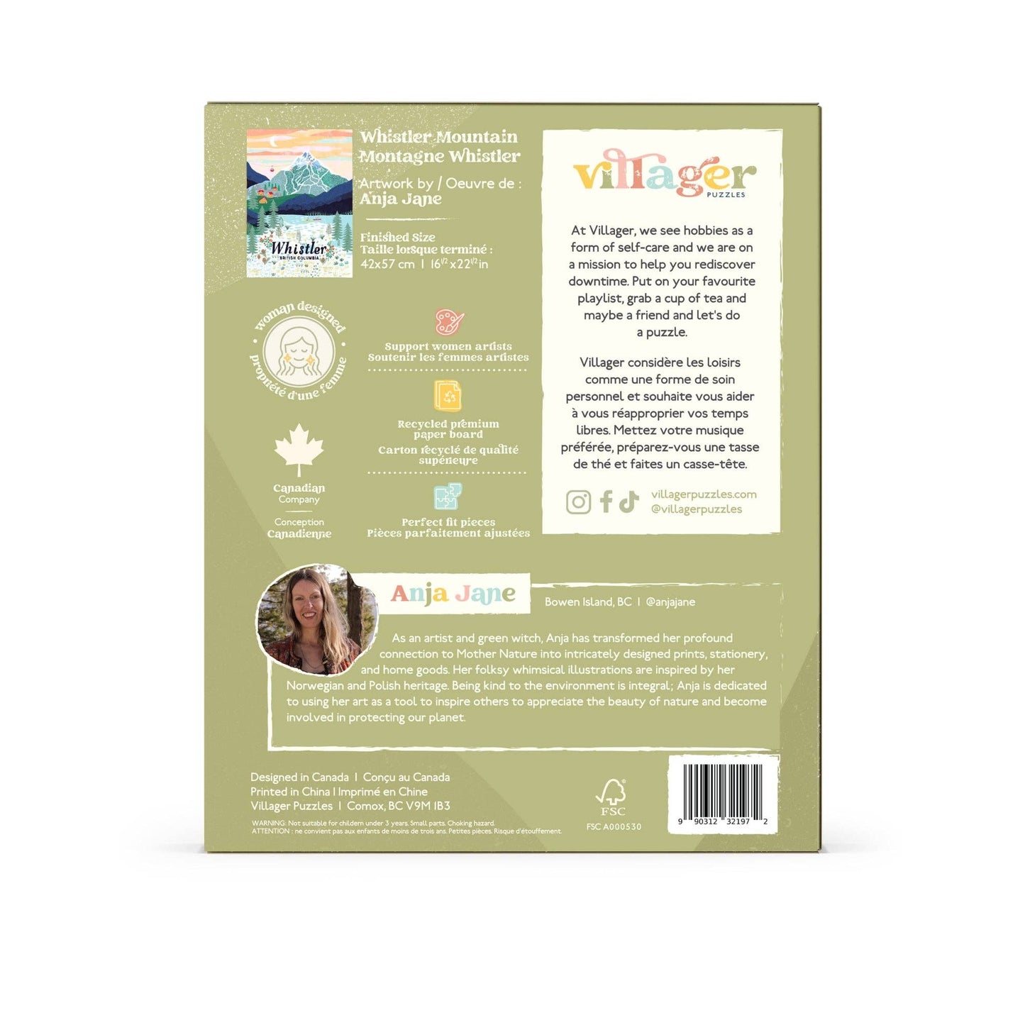 Whistler Mountain | 500-piece P\puzzle | designed in Canada