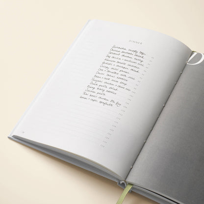 Guided recipe journal, A5 hardcover - the vineyard (coming soon)