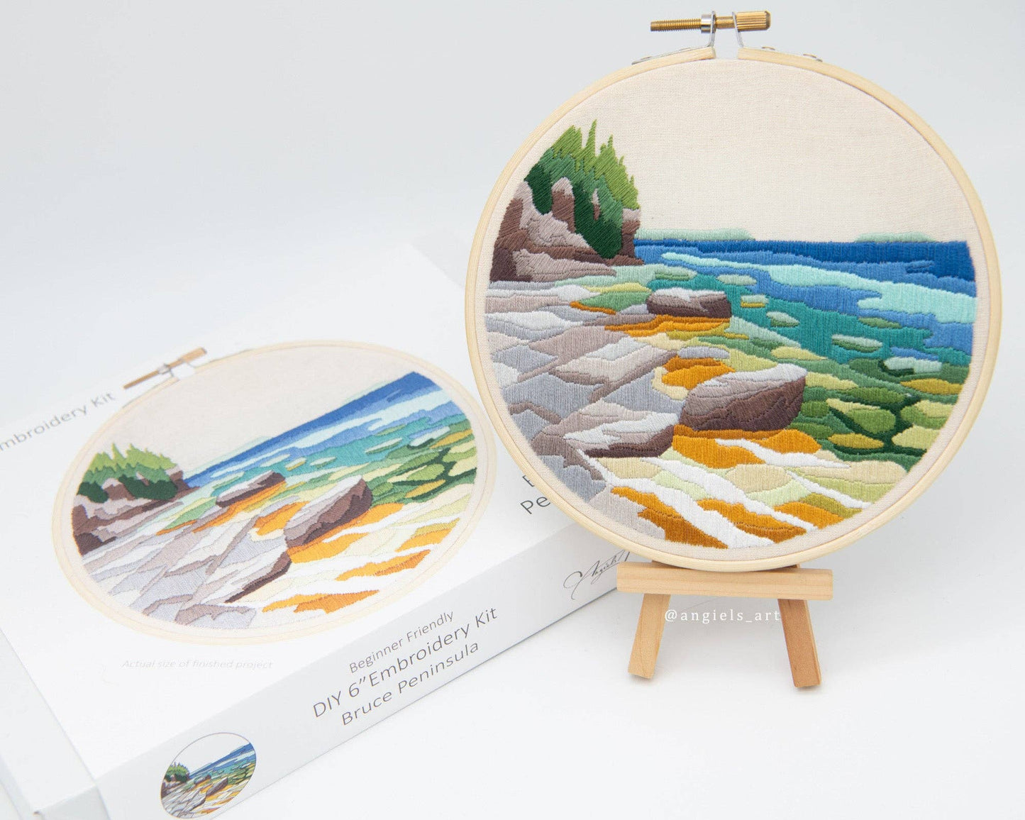 Bruce Peninsula DIY embroidery kit
