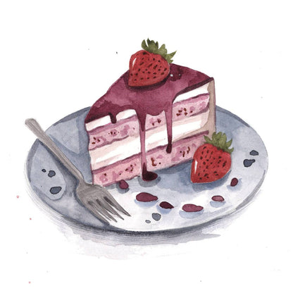 Sweet treats watercolor workbook