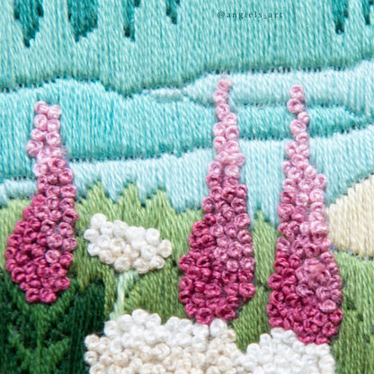 Emerald Lake DIY embroidery kit