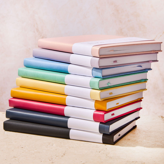 Blank A5 paper notebook