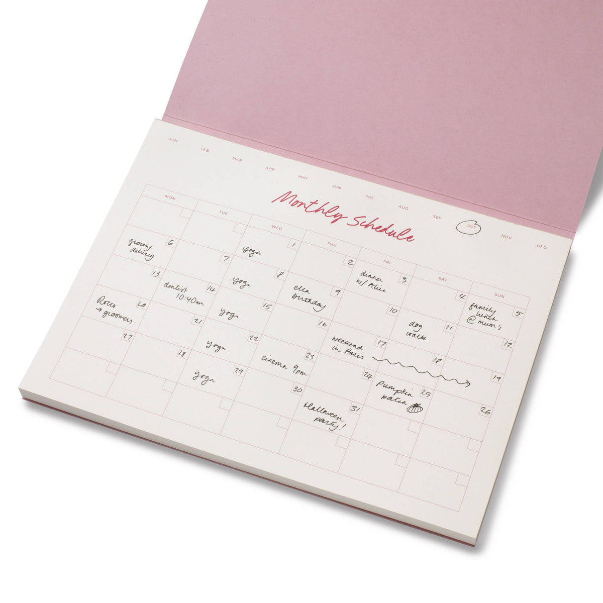 Productivity monthly planning pad, undated - picnic (coming soon)
