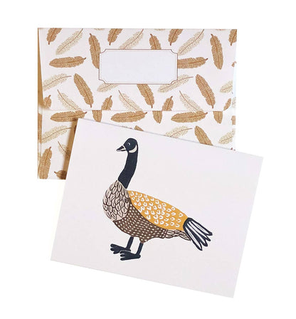 Canada goose greeting card