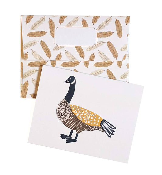 Canada goose greeting card