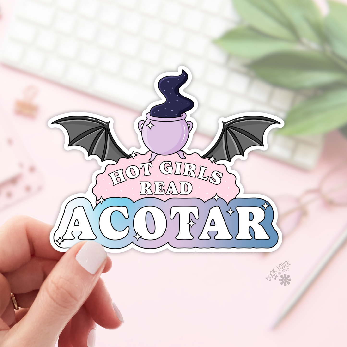 Hot girls read ACOTAR sticker