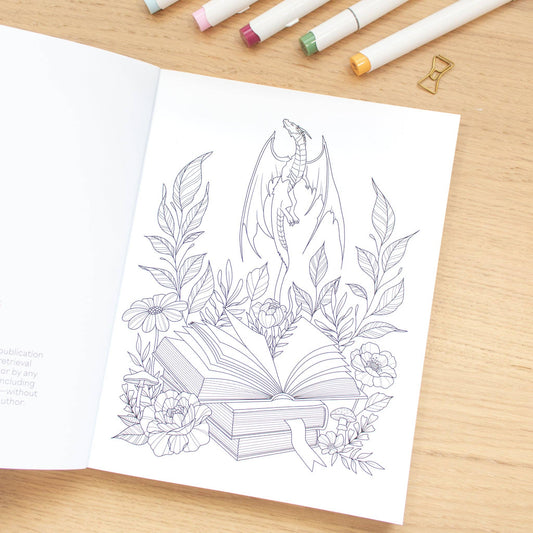 Express Your Shelf colouring book
