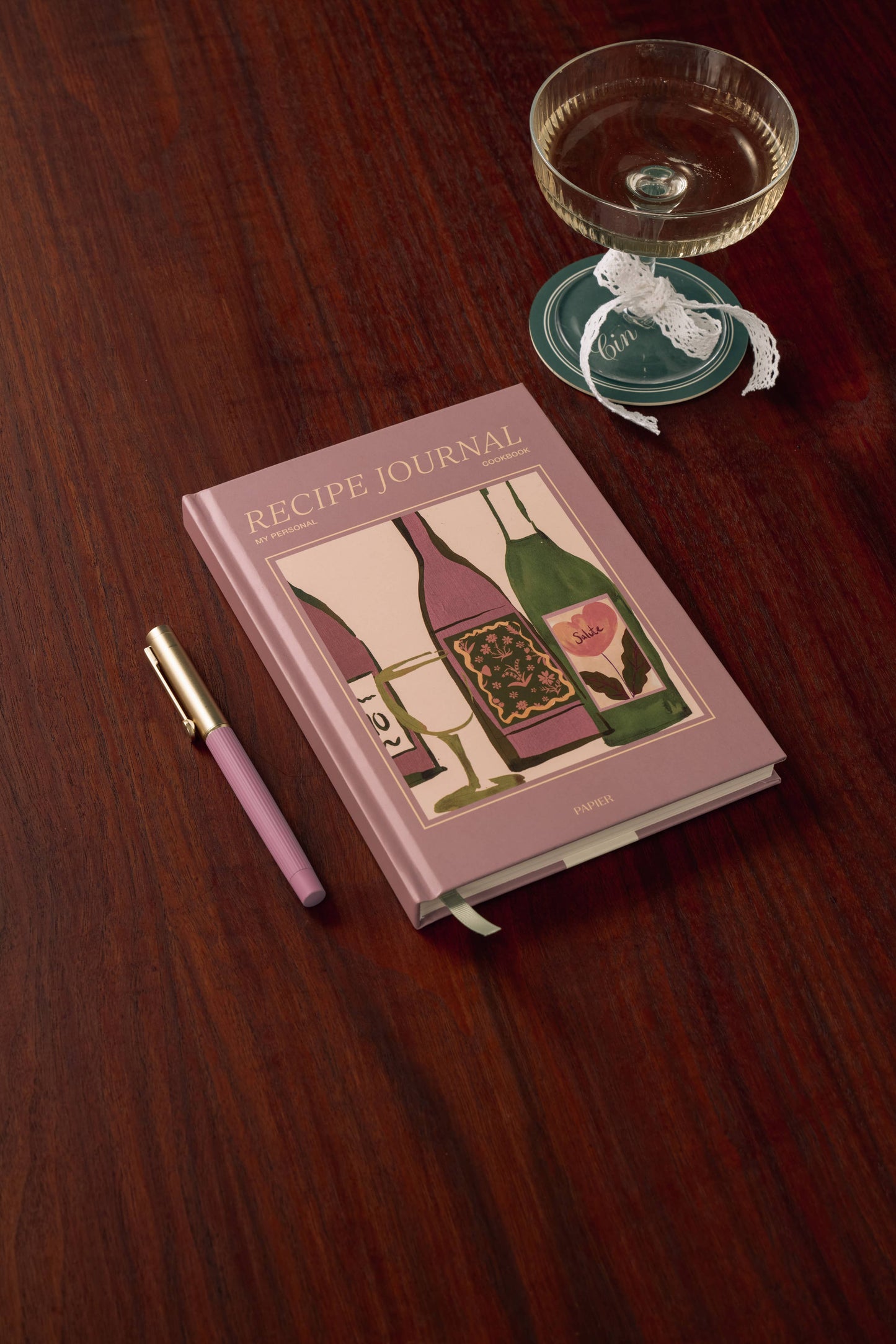 Guided recipe journal, A5 hardcover - the vineyard (coming soon)