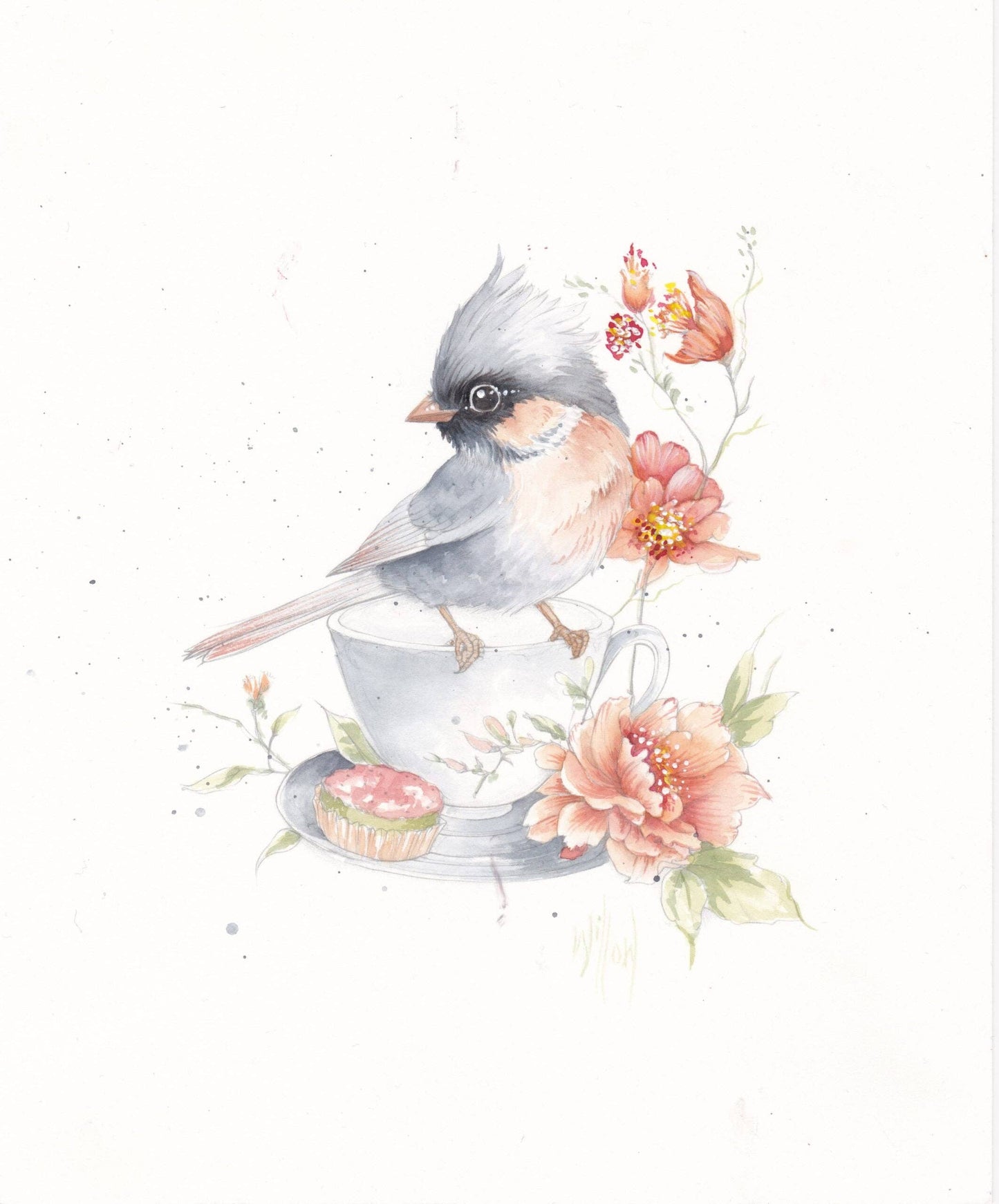 Feathers & finery watercolour workbook