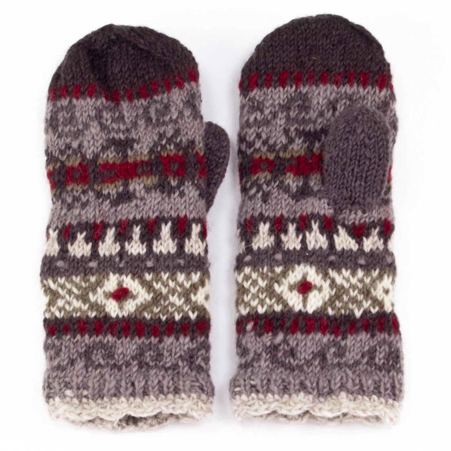 Innsbruck wool reading mittens