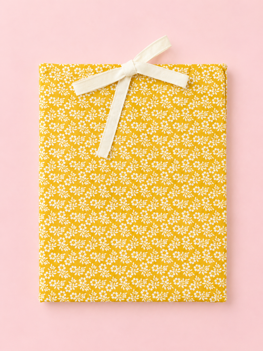 Yellow blooms book sleeve
