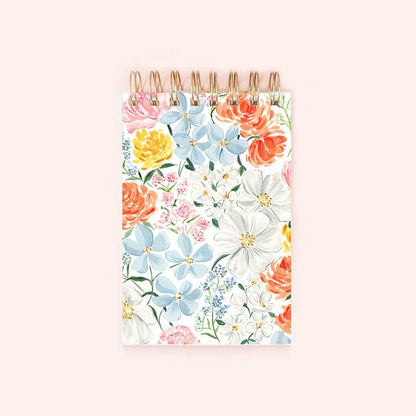 Spring blooms spiral notepad | 150 lined pages