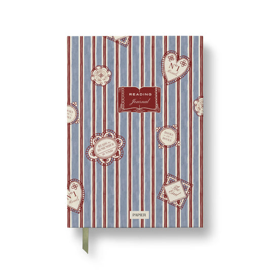 Bibliothèque guided A5 reading journal