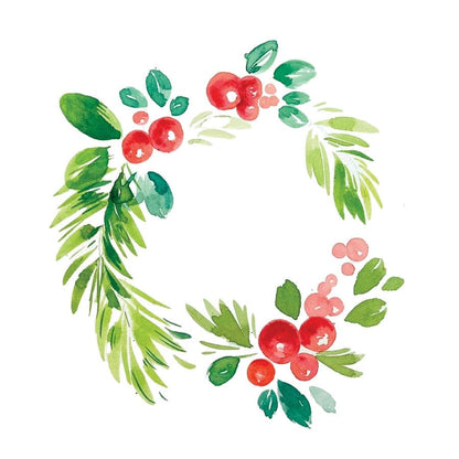 Happy Holidays watercolour workbook