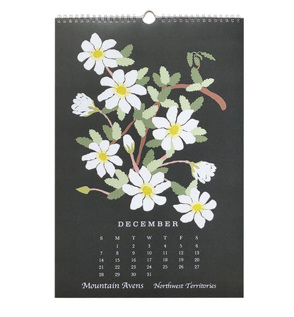 2025 Wall Calendar: Flowers of Canada's Provinces