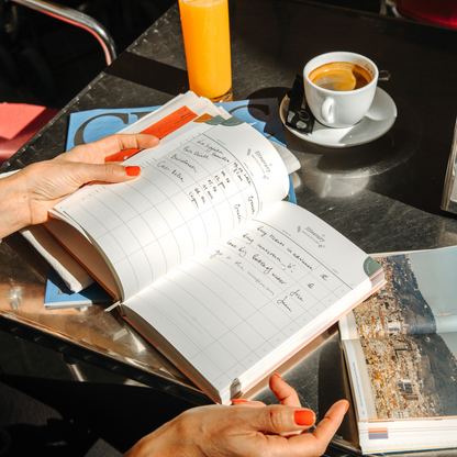 Sky high guided A5 travel journal