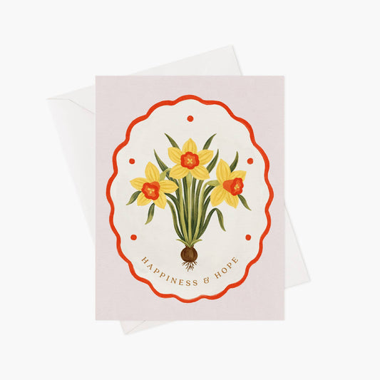 Daffodils greeting card