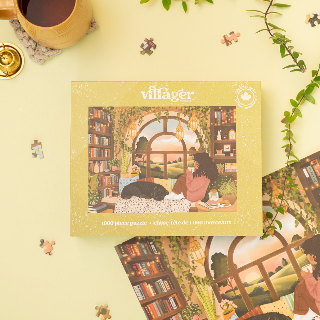 Book nook | 1000-piece puzzle | designed in Canada (coming soon)