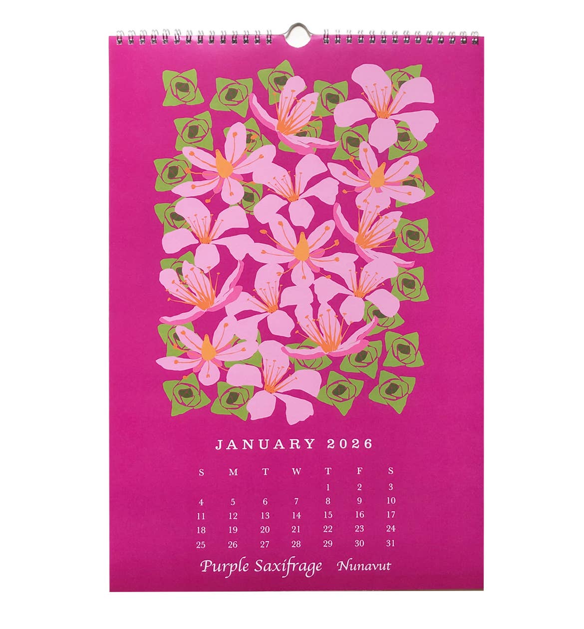 2025 Wall Calendar: Flowers of Canada's Provinces