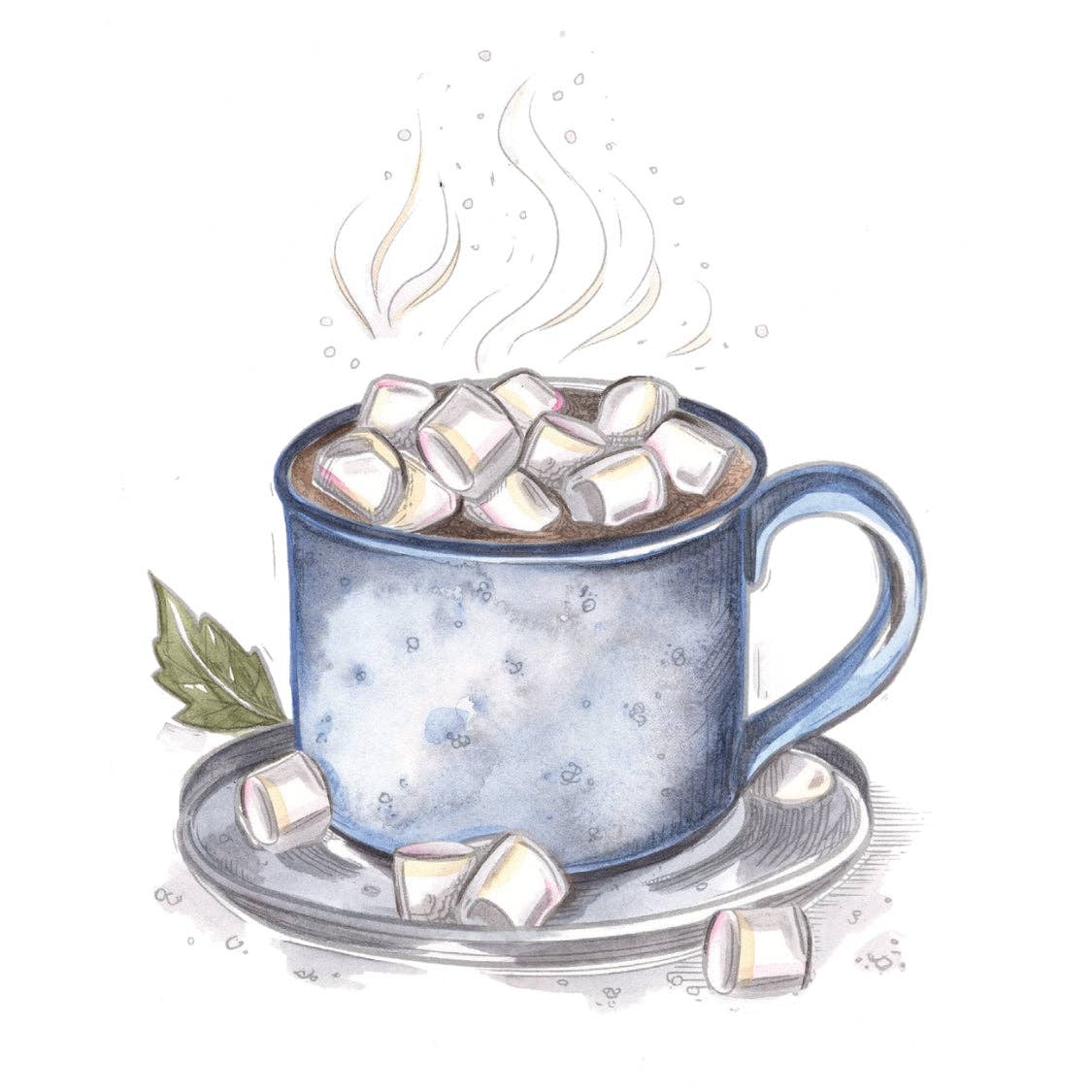 Winter glow watercolor workbook