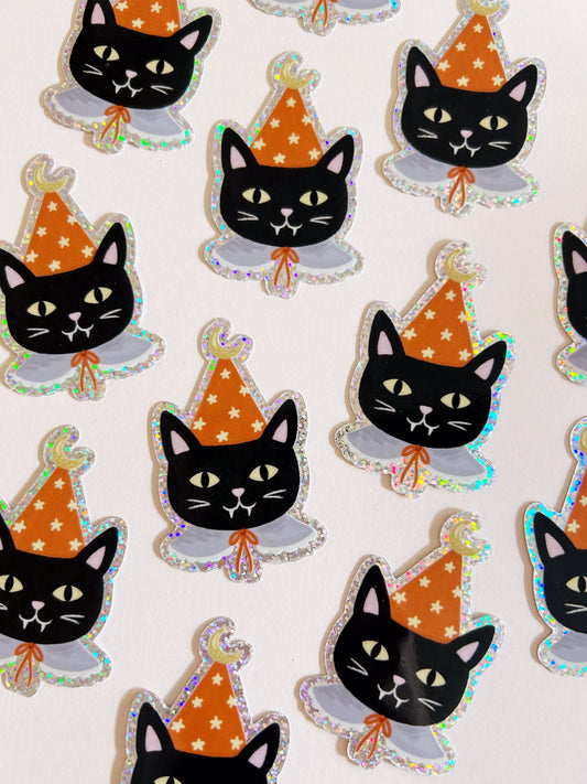 Glitter chat sticker