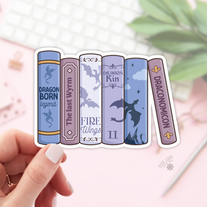 Dragon books sticker