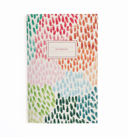 Abstract watercolour dot notebooks (2-pack)