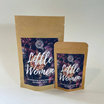 Steeped in story classic literature & tea bundle: Little Women and lavender & chamomile tea