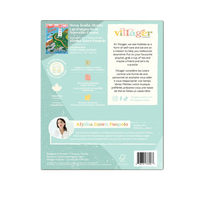 Nova Scotia shores | 500-piece puzzle | designed in Canada