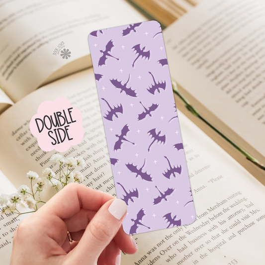 Dragon romantasy bookmark