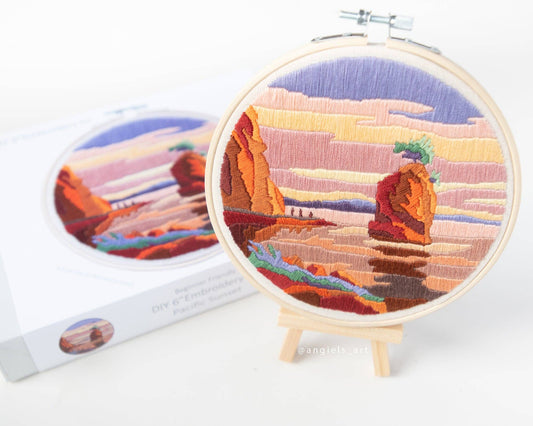 Pacific sunset DIY embroidery kit