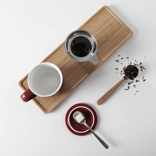 Minima™ eva porcelain mug with loose leaf tea infuser