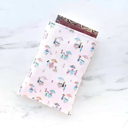 Ice cream carts padded book sleeve