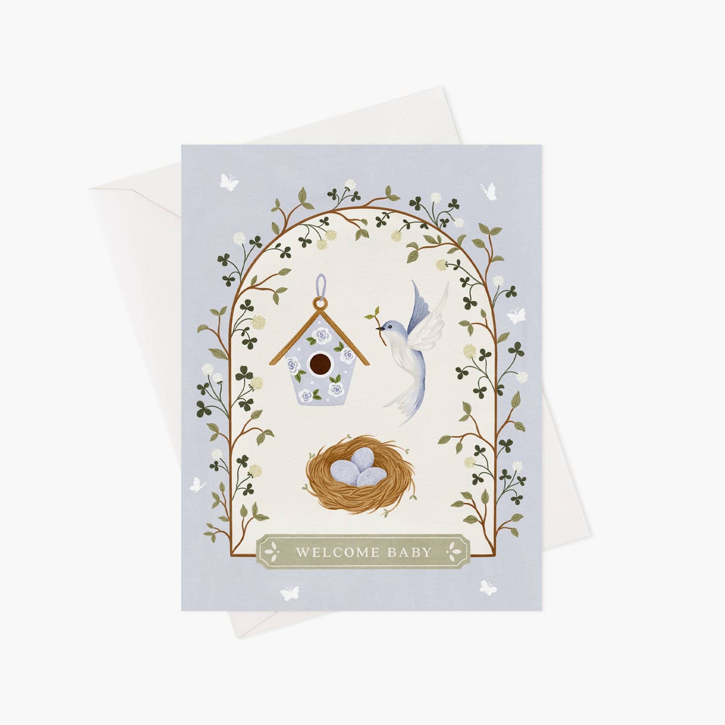 Welcome baby greeting card