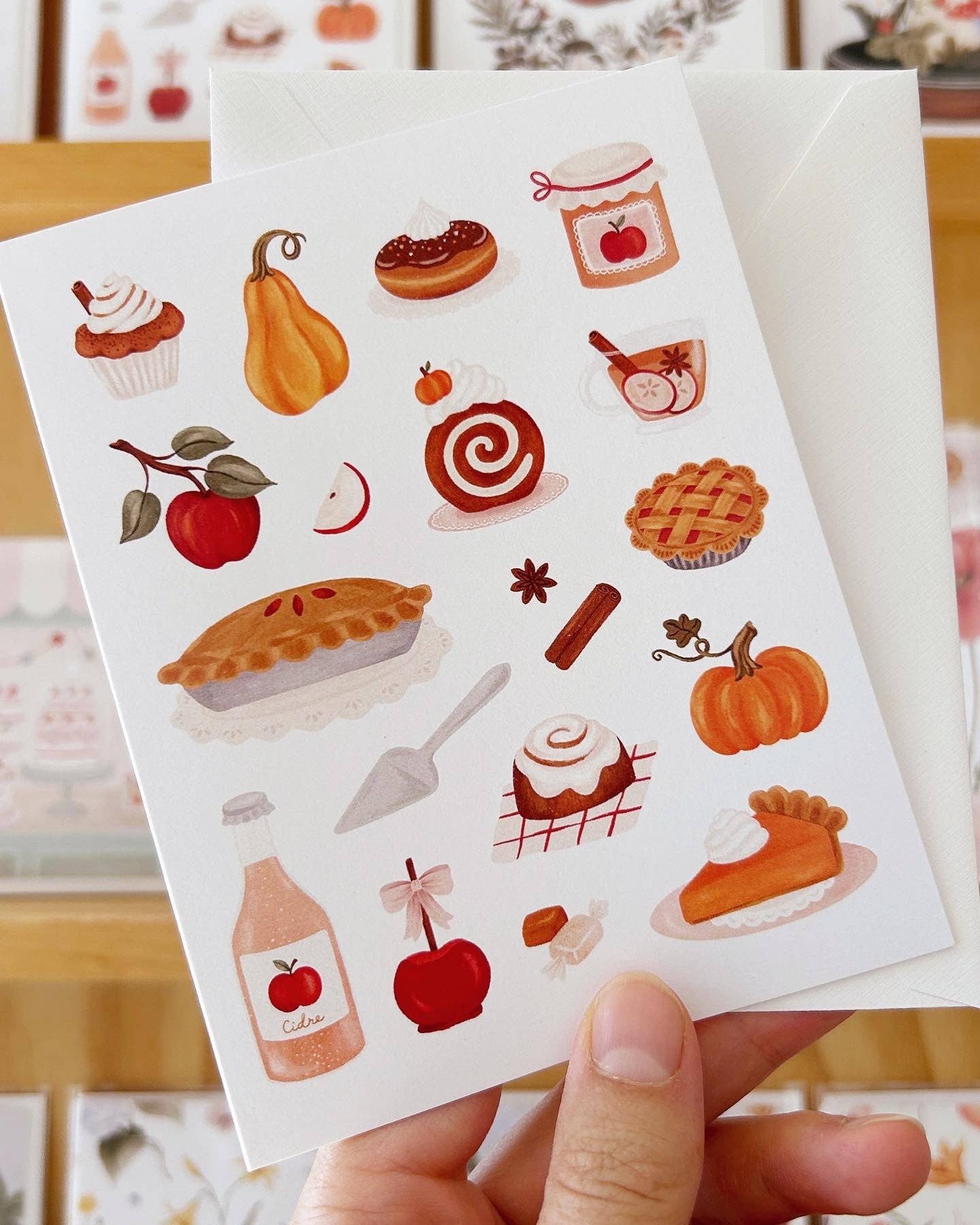Autumn treats greeting card (coming soon)