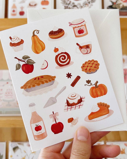 Autumn treats greeting card (coming soon)