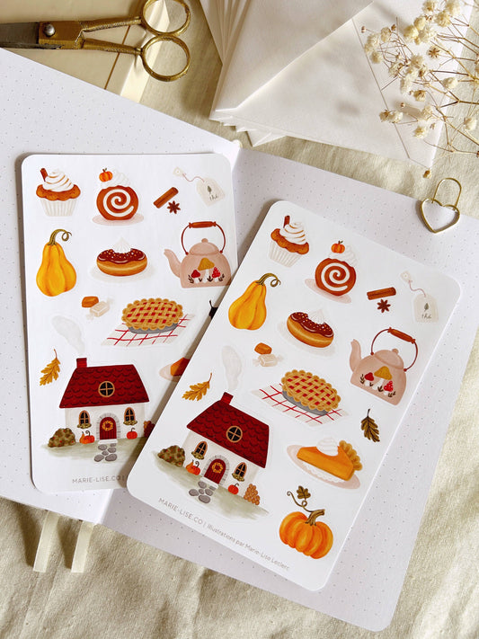 Thanksgiving sticker sheet