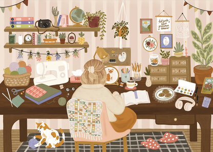 Grandma hobbies | 1000-piece puzzle | designed in Canada (coming soon)