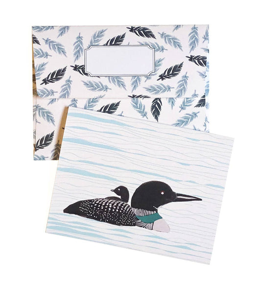Great Northern Loon greeting card