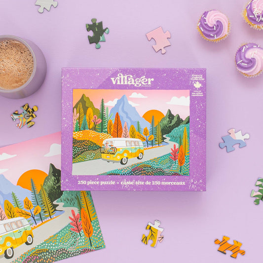 Road trip | 250 piece puzzle | designed in Canada